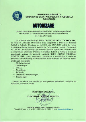 AUTORIZATIE DSP PERMIS AUTO