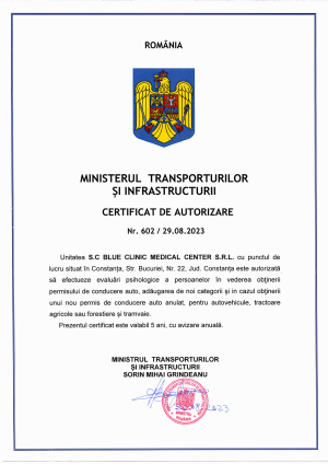 CERTIFICAT DE AGREERE - OBTINERI FV-1
